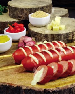 Espeto de Salsichão com Provolone – 600g